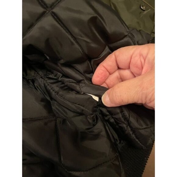 Pull & Bear Men's Olive Green‎ Bomber Jacket Size M - Picture 8 of 11